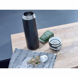 Leifheit 03271 tazza da viaggio 600 ml Nero Acciaio inox - Vista aggiuntiva 5