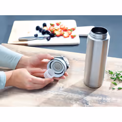 Leifheit 03272 tazza da viaggio 600 ml Argento Acciaio inox - Vista aggiuntiva 4