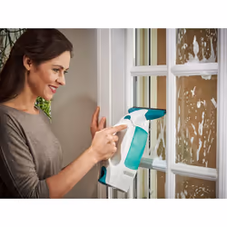 Leifheit 51016 pulitore di finestra elettrico Blu, Bianco - Vista aggiuntiva 4