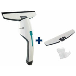 Leifheit 51035 pulitore di finestra elettrico Nero, Blu, Bianco