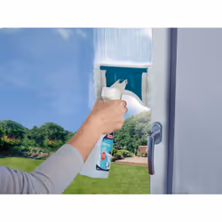 Leifheit Window Spray Cleaner strumento per la pulizia di finestre 20 cm Blu, Bianco - Vista aggiuntiva 4