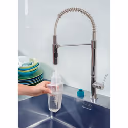 Leifheit Easy Spray XL spazzolone Microfibra Secco e bagnato Verde, Bianco - Vista aggiuntiva 4
