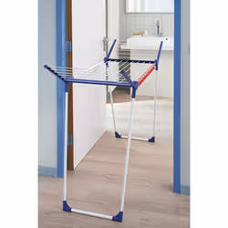 Leifheit Pegasus 180 Plus Stendibiancheria da pavimento Blu, Argento - Vista aggiuntiva 4