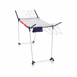Leifheit 81520, Stendibiancheria da pavimento, Blu, Bianco, 1 pz