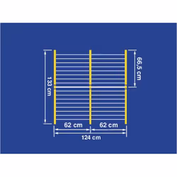 Leifheit Bathtub Dryer Pegasus V Duo Blu, Bianco - Vista aggiuntiva 6