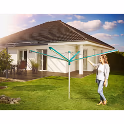 Leifheit Linomatic 500 Deluxe Verde, Bianco - Vista aggiuntiva 5