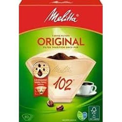 Melitta 102 80 pz Marrone Cestello Filtro per caffè usa e getta