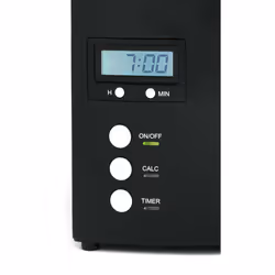 Melitta Optima Timer, Macchina da caffè con filtro, 1 L, Caffè macinato, 850 W, Nero