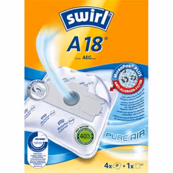Swirl A 18, Sacchetto per la polvere, Bianco, 4 pz