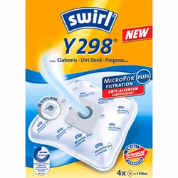 Swirl Y 298, Blu, Bianco, Giallo, 4 pz, 1 pz