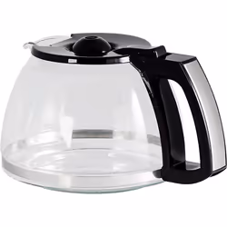 Melitta 6690205, Brocca, Easy Top: Type 1010-03 et - 04, Nero, Acciaio inox, Trasparente, Vetro, 1 pz