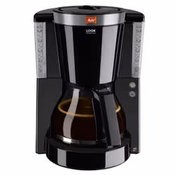 Melitta Look IV Selection, Macchina da caffè con filtro, Caffè macinato, 1000 W, Nero