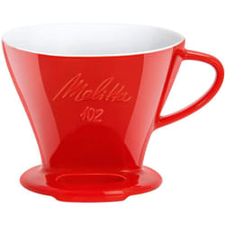Melitta - 218974 filtro Filtro da caffè in porcellana Dimensione 102 Rosso