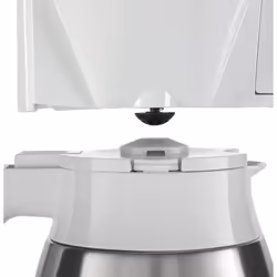 Melitta 1025-15 Macchina da caffè americano 1,25 L Argento, Bianco - Vista aggiuntiva 4