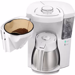 Melitta 1025-15 Macchina da caffè americano 1,25 L Argento, Bianco - Vista aggiuntiva 6