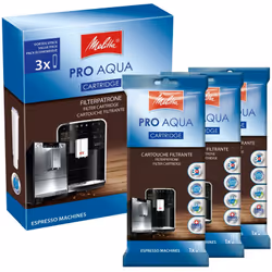Melitta Cartuccia filtrante per macchine da caffè automatiche | 3 X Pro Aqua | Prevenzione della calcificazione | Facile appl ...