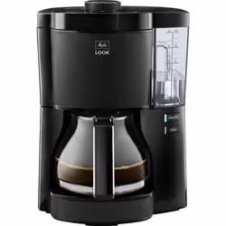 Melitta Look, Macchina da caffè con filtro, 1,25 L, Caffè macinato, 1080 W, Nero