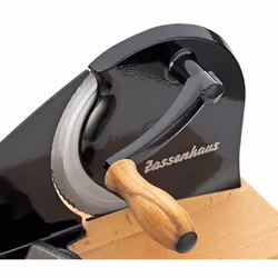 Zassenhaus 72068 affettatrice Manuale Nero, Legno Acciaio inox