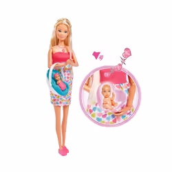 Simba Toys Steffi LOVE New Born Baby, Bambola grande, Femmina, 3 anno/i, Multicolore