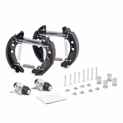 ATE Original TopKit 03.0520-0215.3 Kit freno, Freno a tamburo con cilindretto freno, con accessori VOLKSWAGEN: Lupo / Lupo 3L, AUDI: 80 B2