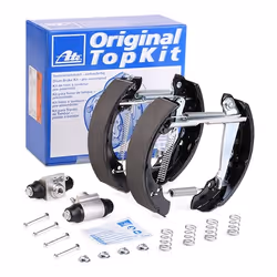 Kit freno, Freno a tamburo; ATE; Original TopKit; con cilindretto freno, con accessori; per VOLKSWAGEN, SEAT, VW, AUDI