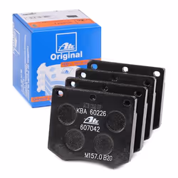 Kit pastiglie freno; ATE; non predisposto per visualizzazione avviso usura, senza contatto segnalazione usura; per FORD, HYUN ...