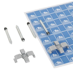 ATE 13.0460-0215.2 Kit accessori, Pastiglia freno MERCEDES-BENZ: W124 Station Wagon, SL Cabrio, 190
