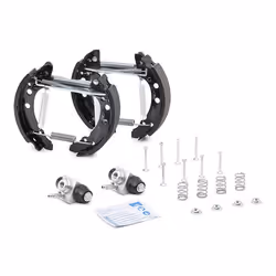 ATE Original TopKit 03.0520-3917.3 Kit freno, Freno a tamburo con cilindretto freno, con accessori VOLKSWAGEN: GOLF 1, GOLF 2, GOLF 1 Cabriolet