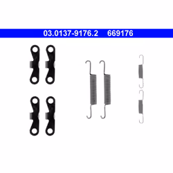 Set di accessori, ganasce del freno di stazionamento ATE 03.0137-9176.2