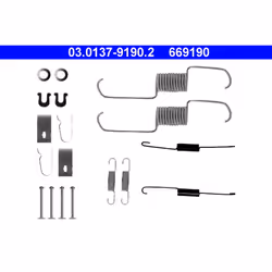 Set di accessori, ganasce dei freni ATE 03.0137-9190.2 - Vista aggiuntiva 2