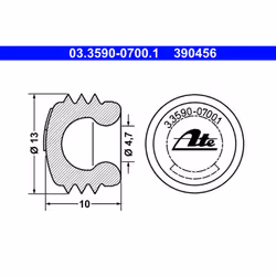 Kit di riparazione, cilindro freno ruota ATE 03.3590-0700.1