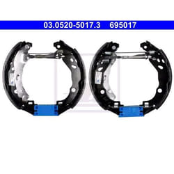 ATE Original TopKit 03.0520-5017.3 Kit freno, Freno a tamburo con cilindretto freno, con accessori RENAULT: Clio 4, CLIO 2, THALIA 2