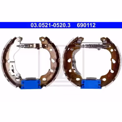 Kit freno, Freno a tamburo; ATE; Original TopKit; con cilindretto freno, con accessori; per FIAT, FORD