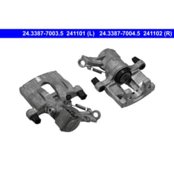 Pinza freno ATE 24.3387-7004.5, posteriore destro