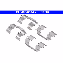 Set di accessori, pastiglia del freno a disco ATE 13.0460-0504.2