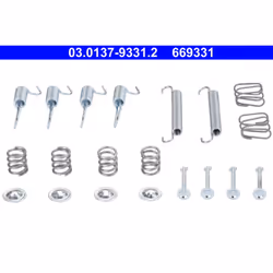 Set di accessori, ganasce del freno di stazionamento ATE 03.0137-9331.2