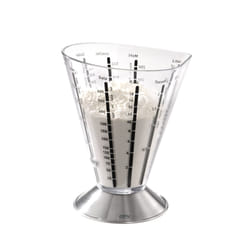 GEFU SATURAS bicchiere dosatore 0,5 L Acciaio inox, Stirene Acrilonitrile (SAN)