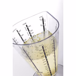 GEFU SATURAS bicchiere dosatore 0,5 L Acciaio inox, Stirene Acrilonitrile (SAN)