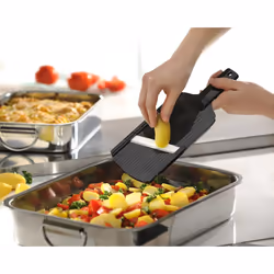 GEFU TALIO affettatrice Manuale Nero, Bianco Ceramica, ABS sintetico