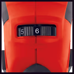 Einhell Multifunktionswerkzeug TE-MG 200 CE (200 W, Konstantelektronik, Staubabsaugung, 6x Schleifpapier, Schaber, Sägeblatt, im Koffer) - Vista aggiuntiva 7