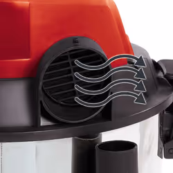 Einhell TH-VC 1930 SA 30 L Aspiratore a cilindro Secco e bagnato 2000 W Senza sacchetto - Vista aggiuntiva 4