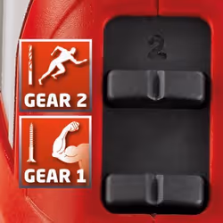 Einhell TE-CD 18 Li Kit 1350 Giri/min Nero, Rosso