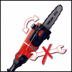 Einhell Ebrancheur et taille-haie sans fil sur batterie GE-HC 18 Li T Set Power X-Change (lithium ion, 18 V, télescopique, scie à chaîne de 170 mm, taille-haie de 400 mm y compris batterie de 3.0 Ah et chargeur) - Vista aggiuntiva 10