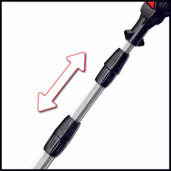 Einhell Ebrancheur et taille-haie sans fil sur batterie GE-HC 18 Li T Set Power X-Change (lithium ion, 18 V, télescopique, scie à chaîne de 170 mm, taille-haie de 400 mm y compris batterie de 3.0 Ah et chargeur) - Vista aggiuntiva 6