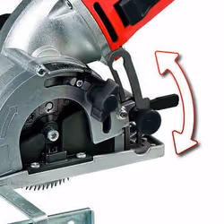 Einhell TC-CS 860 Kit 8,5 cm Nero, Rosso, Argento 6000 Giri/min 450 W