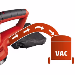 Einhell TC-RS 38 E Levigatrice orbitale 13000, 26000 Nero, Rosso - Vista aggiuntiva 4
