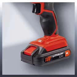 Einhell TC-CD 18-2 Li Senza chiave 980 g Nero, Rosso - Vista aggiuntiva 5