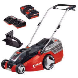 Einhell GE-CM 43 Li M Kit Tagliaerba a spinta Batteria Nero, Grigio, Rosso - Vista aggiuntiva 6