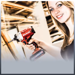 Einhell TE-CI 18 Li 1/4" 2900 Giri/min 180 Nm Nero, Rosso - Vista aggiuntiva 4