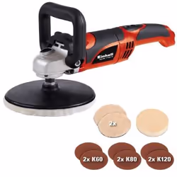 Einhell CC-PO 1100/1E lucidatrice per auto 1100 W 3500 Giri/min - Vista aggiuntiva 5